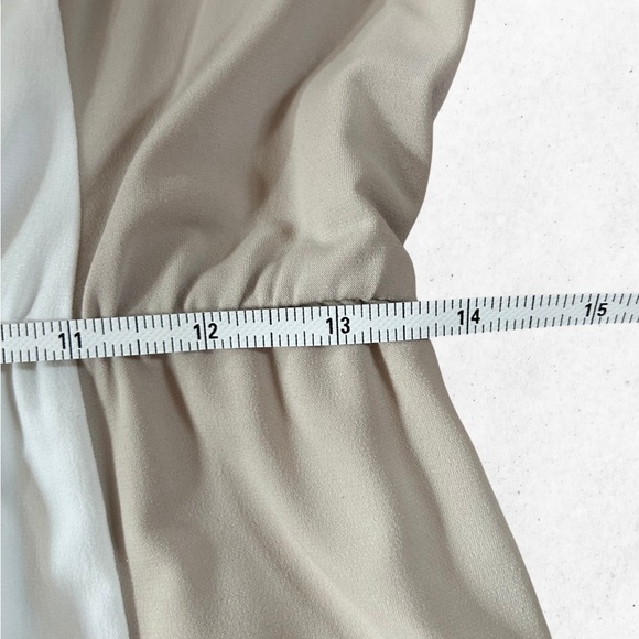 Calvin Klein Sleeveless Colorblock Sheath Dress Size 4 - Modern Office Wear - Picture 3 of 5